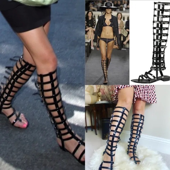 Chanel Knee-High Gladiator Sandals - Picture 2 of 16